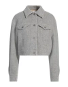 Jacob Cohёn Woman Jacket Grey Size 4 Wool, Polyamide In Grey