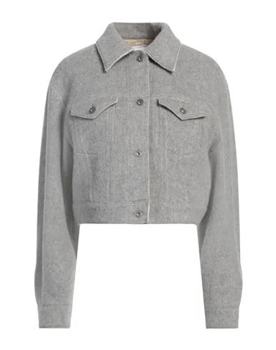 Jacob Cohёn Woman Jacket Grey Size 4 Wool, Polyamide