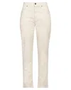 Jacob Cohёn Woman Jeans Beige Size 24 Cotton, Elastomultiester, Elastane, Polyester In Beige
