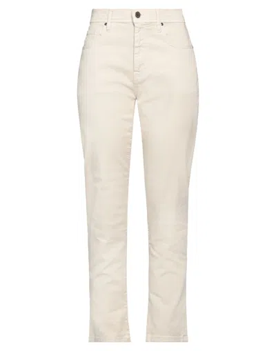 Jacob Cohёn Woman Jeans Beige Size 24 Cotton, Elastomultiester, Elastane, Polyester