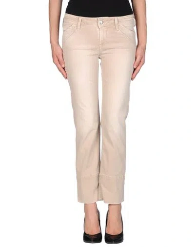 Jacob Cohёn Woman Jeans Beige Size 27 Cotton, Elastane