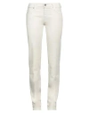 Jacob Cohёn Woman Jeans Beige Size 28 Cotton, Elastane