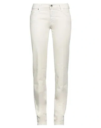 Jacob Cohёn Woman Jeans Beige Size 28 Cotton, Elastane In Beige