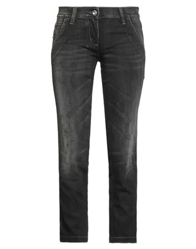 Jacob Cohёn Woman Jeans Black Size 26 Cotton, Polyethylene