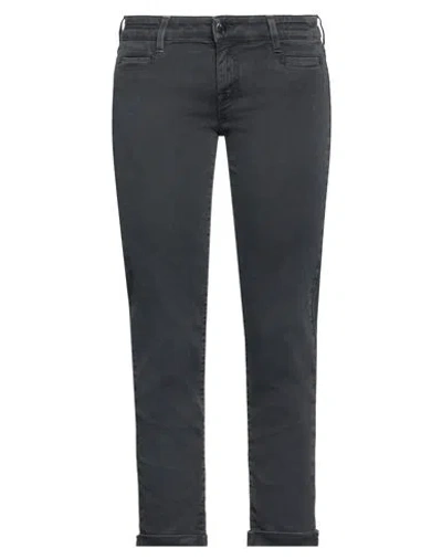 Jacob Cohёn Woman Jeans Black Size 29 Cotton, Polyester, Elastane