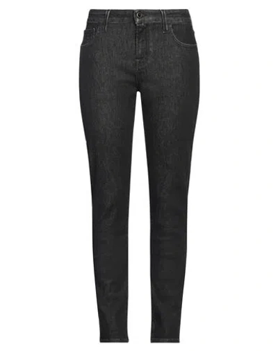Jacob Cohёn Woman Jeans Black Size 30 Cotton, Elastomultiester, Elastane