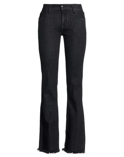 Jacob Cohёn Woman Jeans Black Size 31 Cotton, Cashmere, Elastane