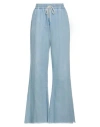 Jacob Cohёn Woman Jeans Blue Size 12 Cotton, Linen, Polyester In Blue