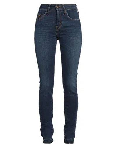 Jacob Cohёn Woman Jeans Blue Size 25 Cotton, Elastomultiester, Elastane