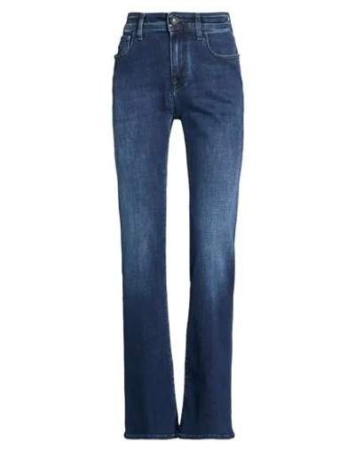 Jacob Cohёn Woman Jeans Blue Size 26 Cotton, Polyester, Elastane