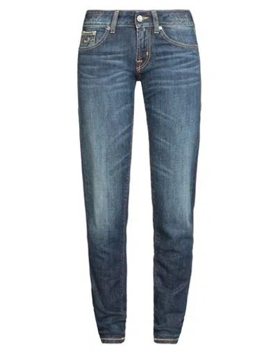 Jacob Cohёn Woman Jeans Blue Size 27 Cotton, Elastane