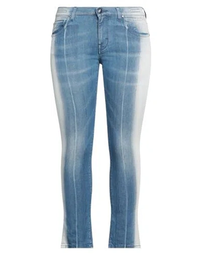 Jacob Cohёn Woman Jeans Blue Size 27 Cotton, Elastane