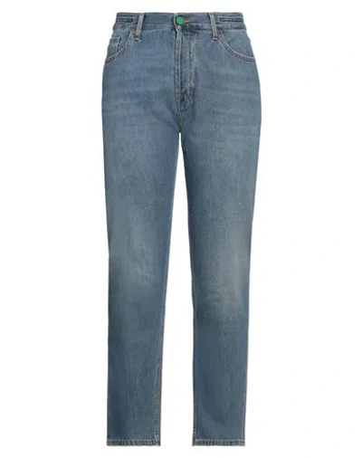 Jacob Cohёn Woman Jeans Blue Size 27 Cotton, Polyester In Multi