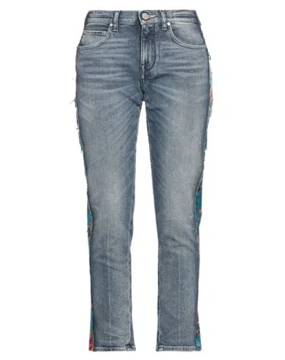 Jacob Cohёn Woman Denim Pants Blue Size 27 Cotton, Elastane
