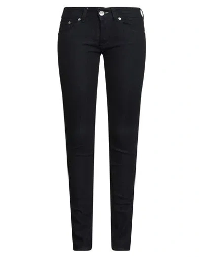 Jacob Cohёn Woman Jeans Blue Size 28 Cotton, Polyethylene In Animal Print