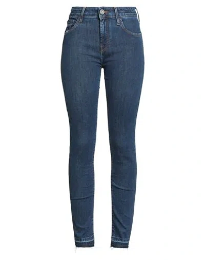 Jacob Cohёn Woman Jeans Blue Size 29 Cotton, Polyester, Elastane