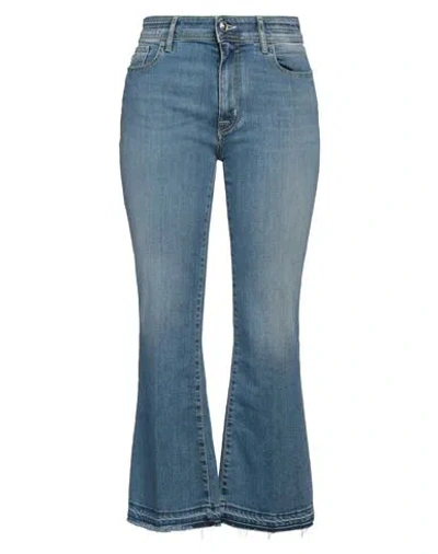 Jacob Cohёn Woman Jeans Blue Size 32 Cotton, Elastomultiester, Elastane
