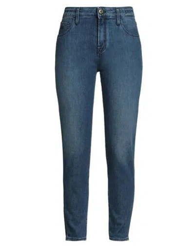 Jacob Cohёn Woman Jeans Blue Size 30 Cotton, Elastomultiester, Elastane, Polyester