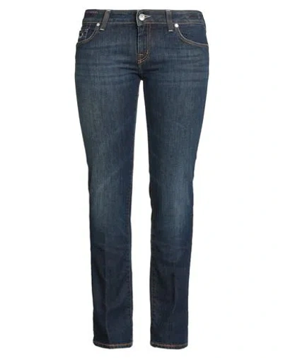 Jacob Cohёn Woman Jeans Blue Size 32 Cotton, Elastane