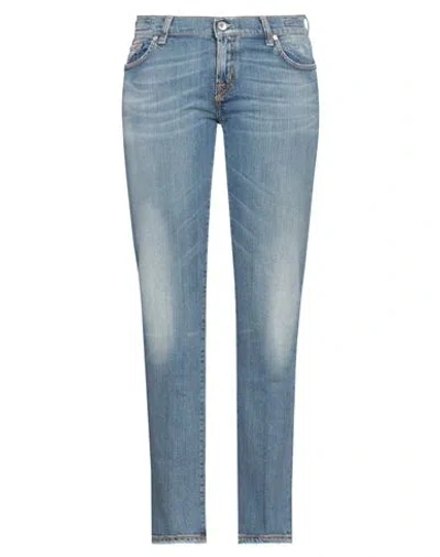 Jacob Cohёn Woman Jeans Blue Size 32 Cotton, Elastane