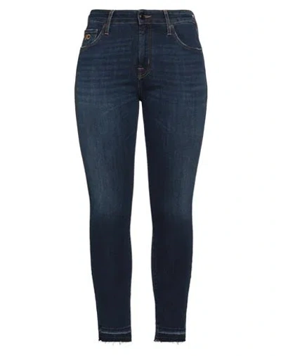 Jacob Cohёn Woman Jeans Blue Size 32 Cotton, Elastomultiester, Elastane