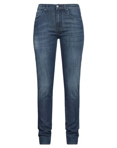 Jacob Cohёn Woman Jeans Blue Size 31 Cotton, Lyocell, Polyester, Elastane