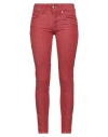 Jacob Cohёn Woman Pants Fuchsia Size 30 Cotton, Elastane In Red
