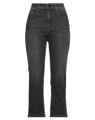 Jacob Cohёn Woman Jeans Charcoal Size 29 Cotton, Elastomultiester, Elastane In Gray