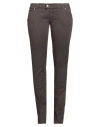Jacob Cohёn Woman Jeans Dark Brown Size 33 Cotton, Elastane In Brown