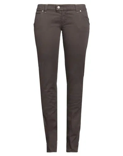 Jacob Cohёn Woman Jeans Dark Brown Size 33 Cotton, Elastane