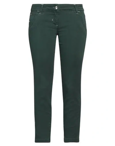 Jacob Cohёn Woman Jeans Emerald Green Size 28 Cotton, Elastane