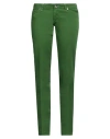 Jacob Cohёn Woman Jeans Green Size 30 Cotton, Elastane In Green