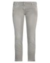 Jacob Cohёn Woman Jeans Grey Size 30 Cotton, Elastane