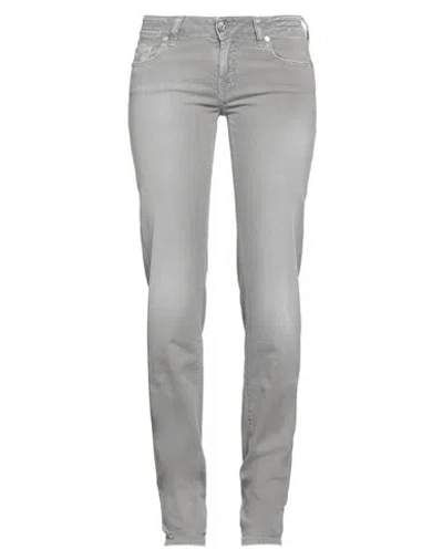 Jacob Cohёn Woman Jeans Grey Size 27 Cotton, Elastane In Grey