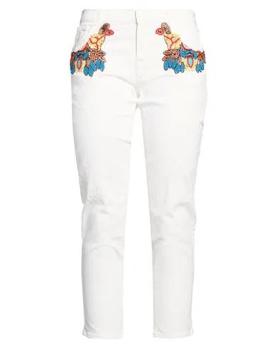 Jacob Cohёn Woman Jeans Ivory Size 25 Cotton, Elastane In White