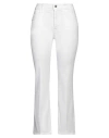 Jacob Cohёn Woman Jeans Ivory Size 29 Cotton, Elastomultiester, Elastane In White