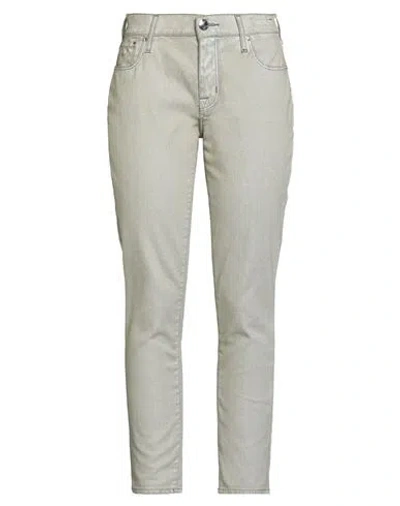 Jacob Cohёn Woman Jeans Khaki Size 30 Cotton, Polyester, Resin, Elastane