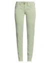 Jacob Cohёn Woman Jeans Light Green Size 27 Cotton, Elastane In Green
