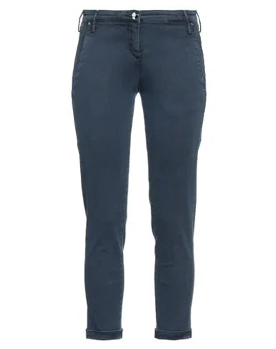 Jacob Cohёn Woman Denim Pants Blue Size 27 Cotton, Polyester, Elastane In Navy Blue