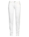 Jacob Cohёn Woman Jeans White Size 29 Cotton, Elastane In Off White