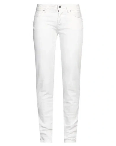JACOB COHЁN JACOB COHЁN WOMAN JEANS OFF WHITE SIZE 30 COTTON