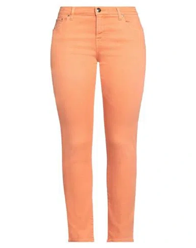 Jacob Cohёn Woman Jeans Orange Size 28 Lyocell, Cotton, Polyester, Elastane