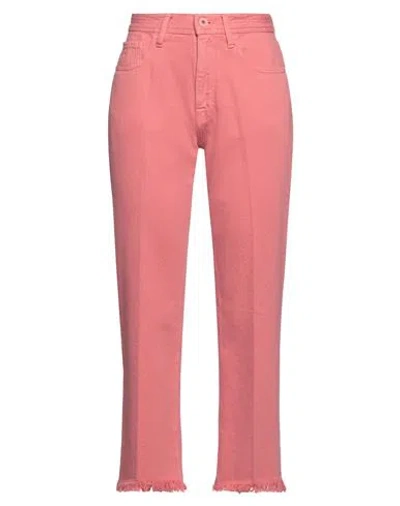Jacob Cohёn Woman Jeans Pink Size 31 Cotton, Polyester