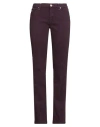 Jacob Cohёn Woman Jeans Plum Size 31 Cotton, Elastane In Purple