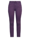 Jacob Cohёn Woman Jeans Purple Size 28 Lyocell, Cotton, Polyester, Elastane