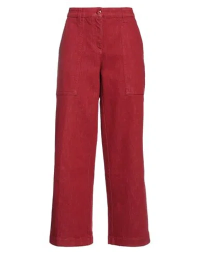 Jacob Cohёn Woman Jeans Red Size 27 Cotton, Elastane