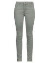 Jacob Cohёn Woman Jeans Sage Green Size 27 Lyocell, Cotton, Elastomultiester, Elastane