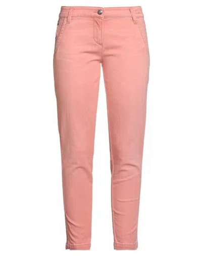 Jacob Cohёn Woman Jeans Salmon Pink Size 32 Cotton, Elastane