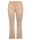 Jacob Cohёn Woman Jeans Sand Size 32 Lyocell, Cotton, Polyester, Elastane In Beige
