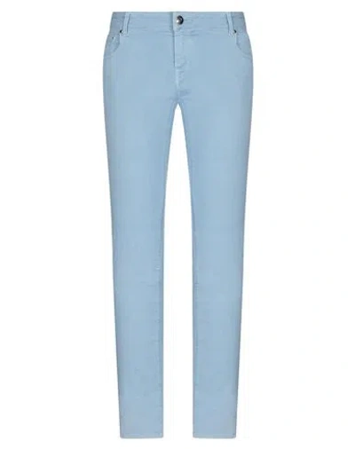 Jacob Cohёn Woman Jeans Sky Blue Size 26 Cotton, Polyester, Elastane